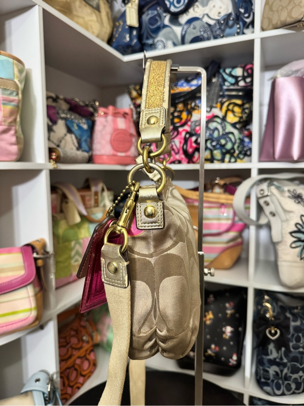 Coach Poppy ‘Pop C’ Shoulder Bag - Picture 3 of 11